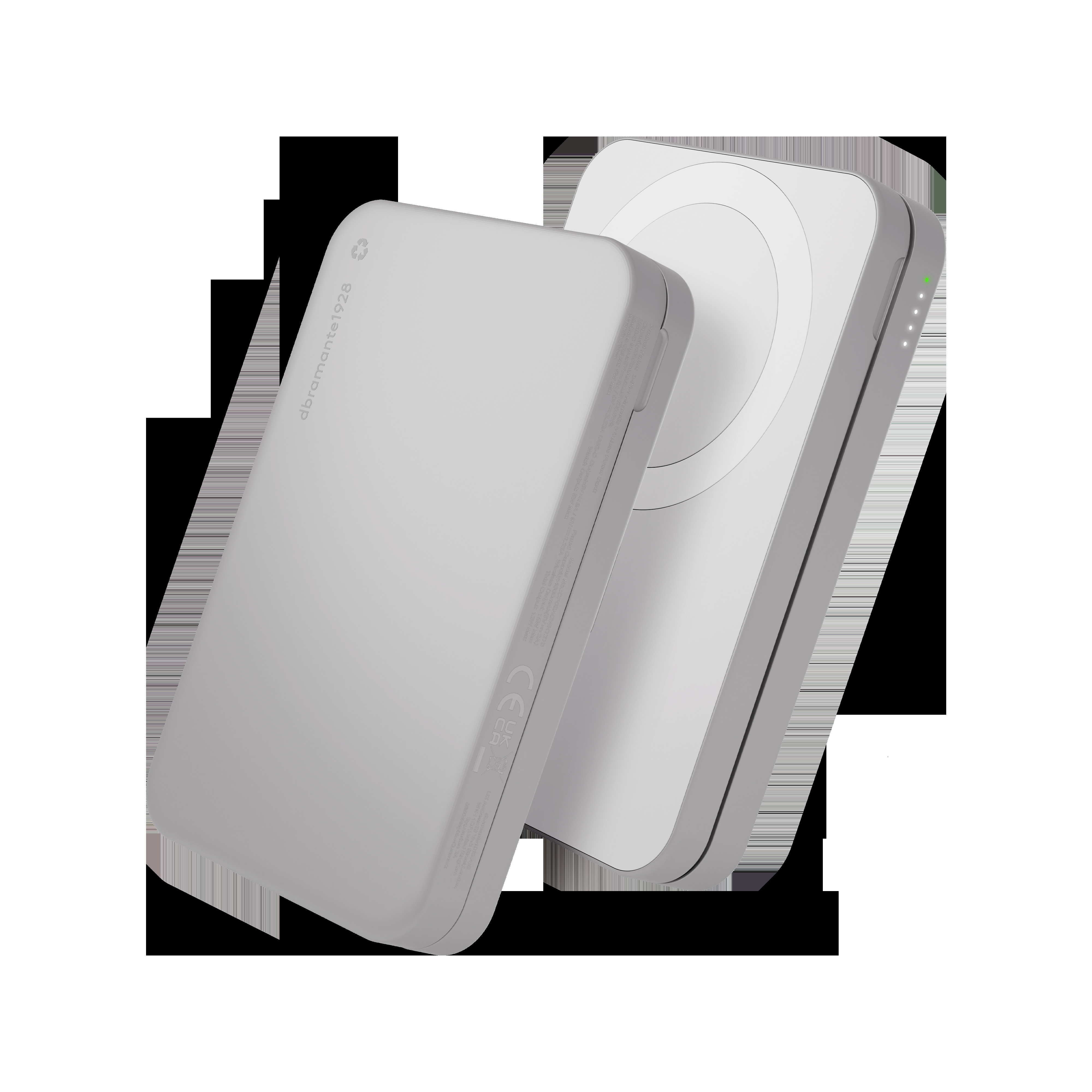 DBRAMANTE re-charge - Power Bank 8K WL - 3in1 - Qi1.3 White