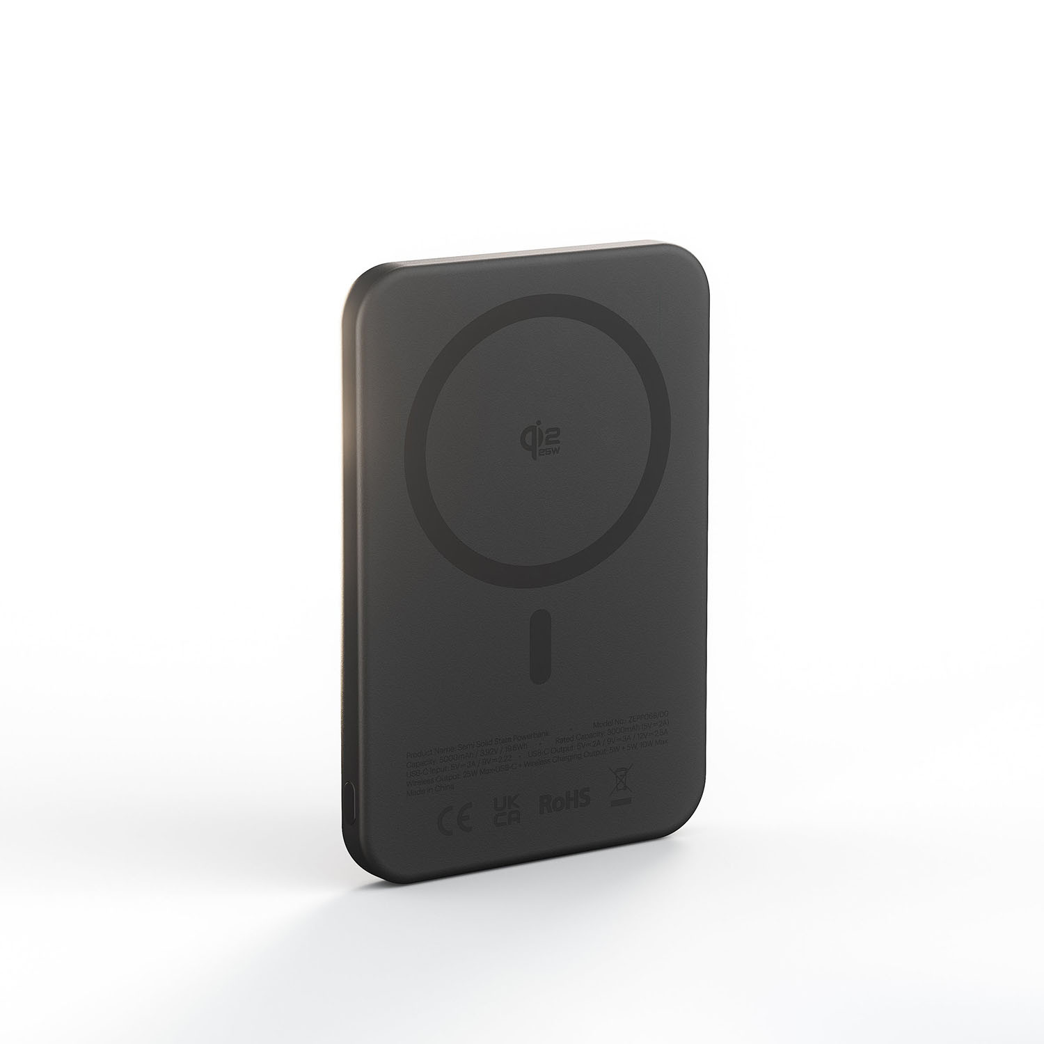 ZENS Powerbank Pro 2 Slim Qi2.2 5.000 mAh 25W Black