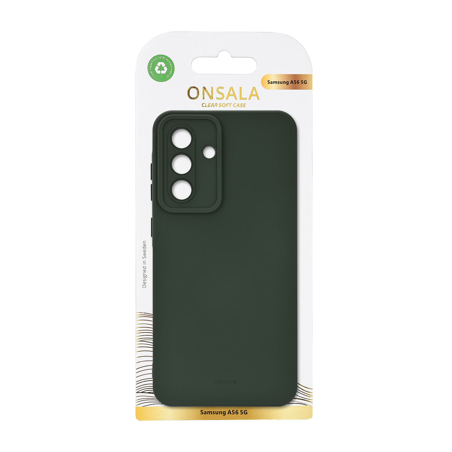 ONSALA Back Silicone Touch Recycled Samsung A36/A56 5G Olive Green