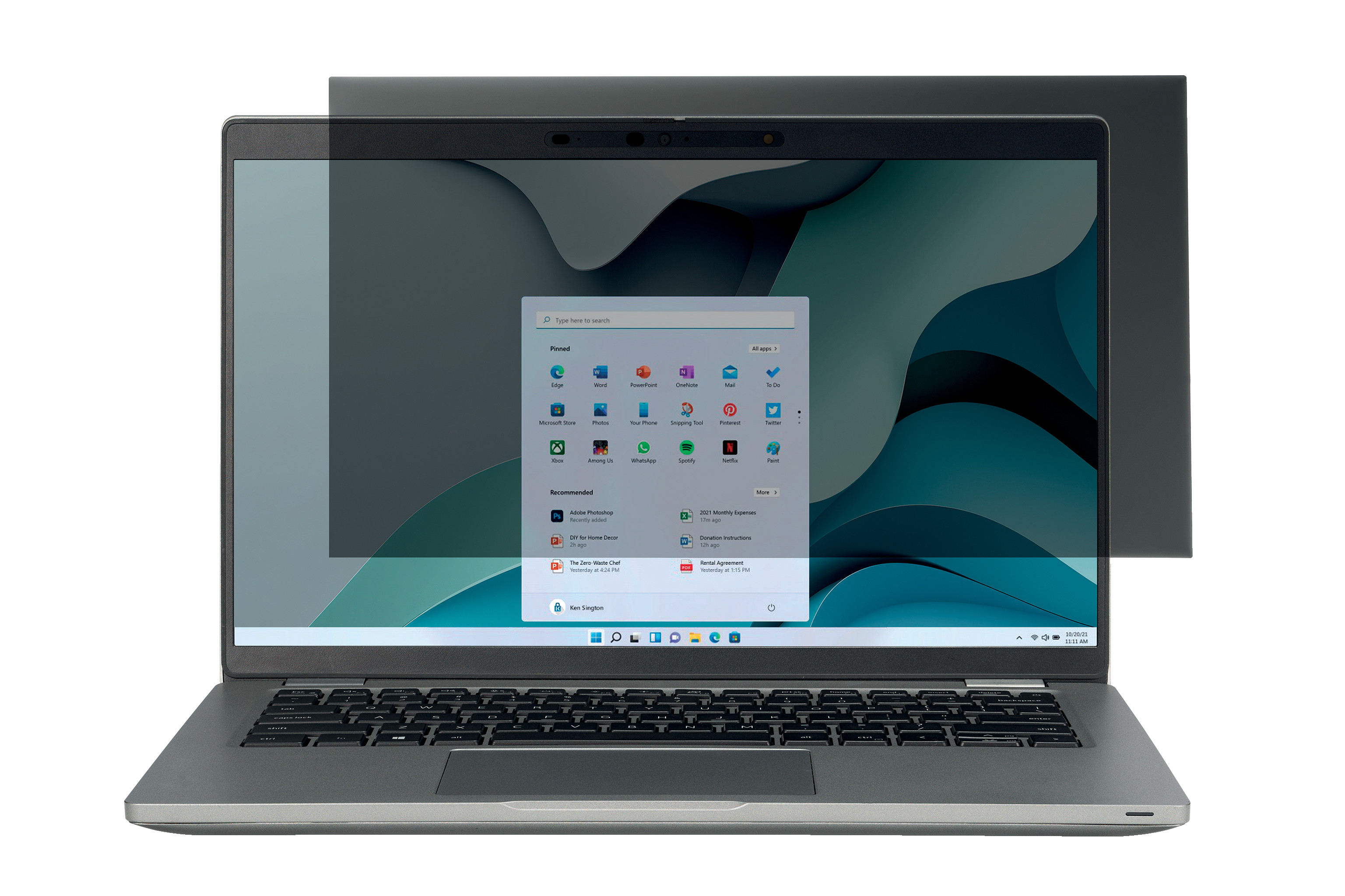 Privacy Filter Kensington EQ 16'' 16:10