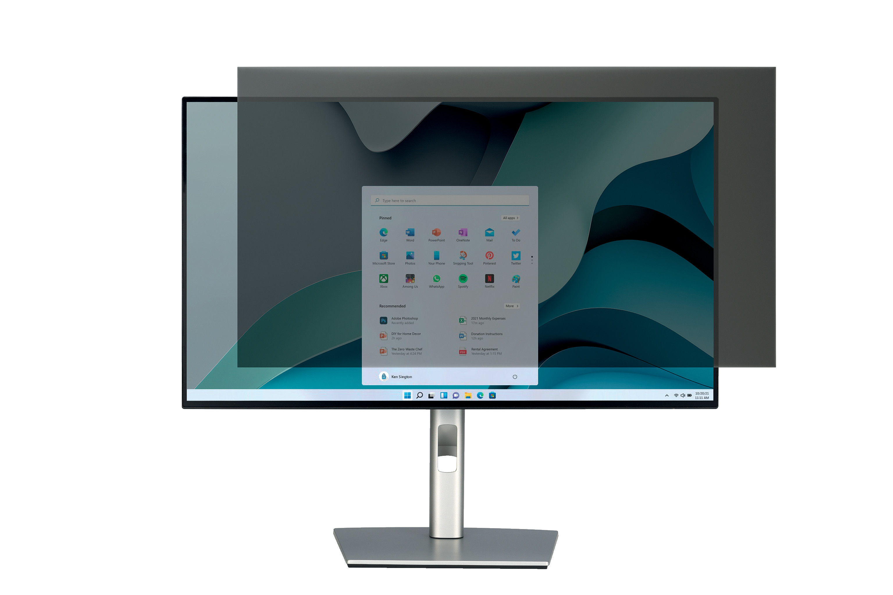 BildePrivacy Filter Kensington EQ 34'' 21:9