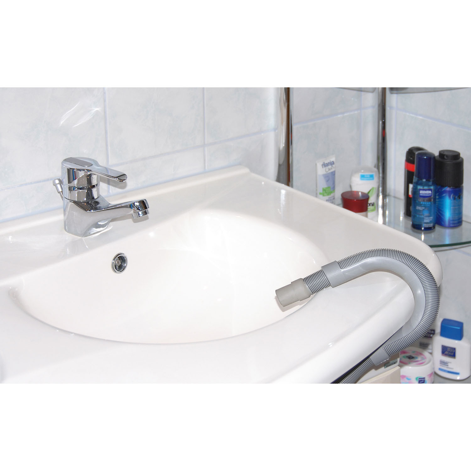 XAVAX Drain Hose for Washing Machine/Dish Washer 1.5 m