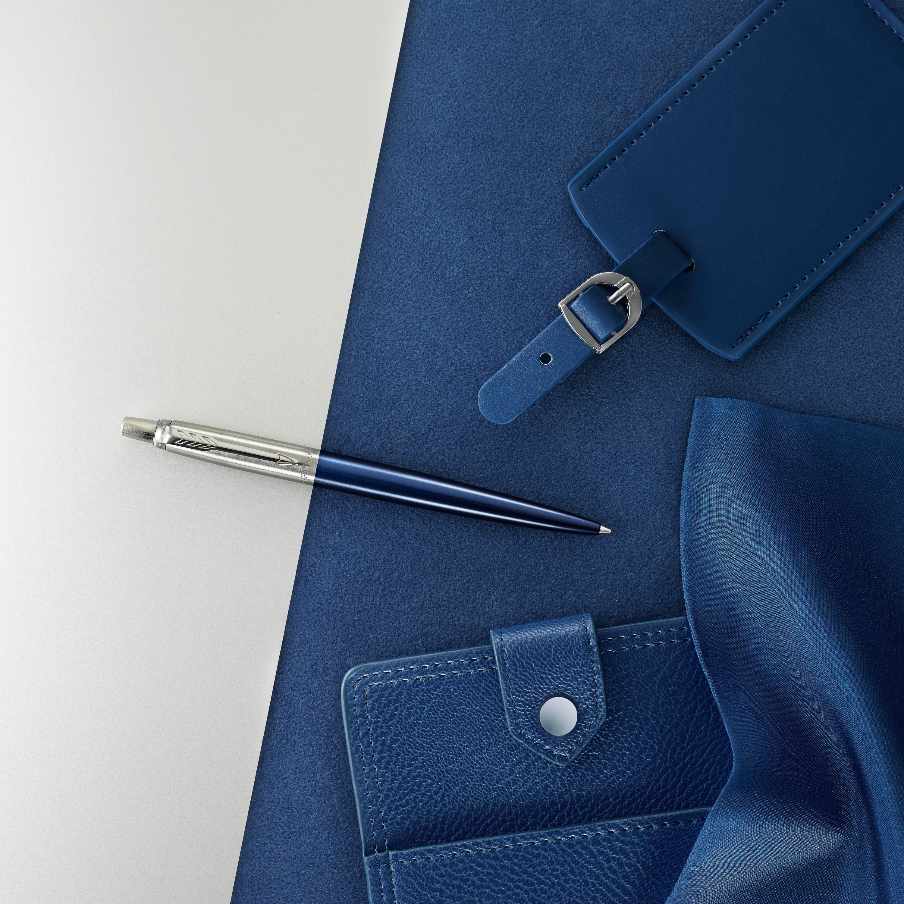 Parker kulepenn Jotter 77% recycled Royal Blue