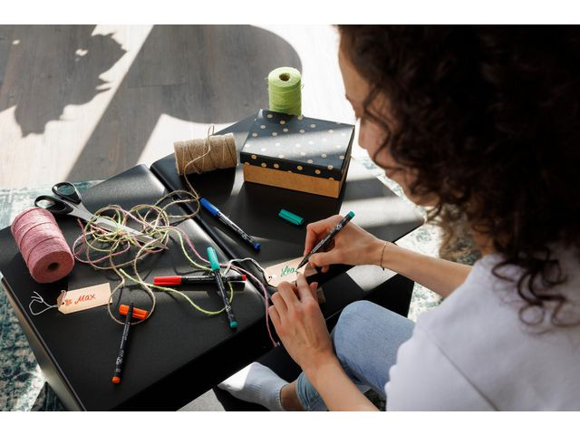 STAEDTLER Merkepenn Lumocolor Perm. 0,6mm assortert (4)