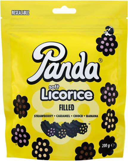 BildeGodteri Panda Lakris Fylt 200G