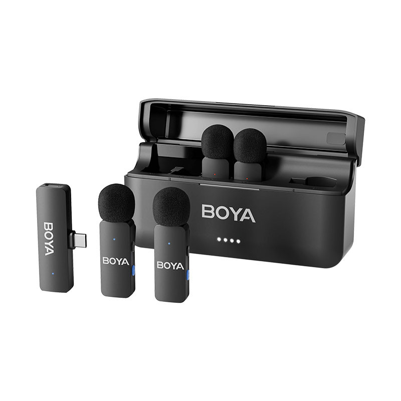 BOYA Wireless 2.4 GHz Microphone x4 BY-V4U USB-C