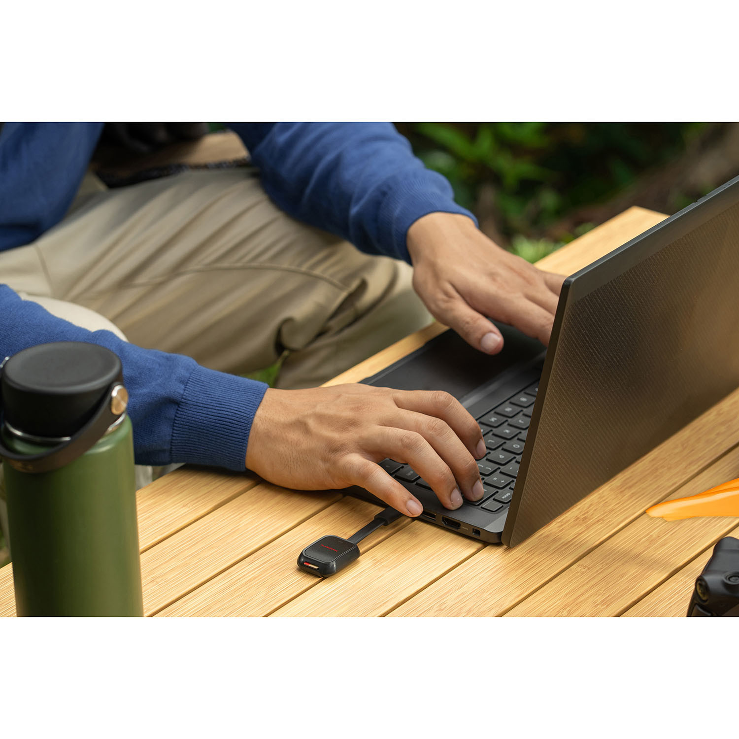 SANDISK Minneskortsläsare QuickFlow MicroSD med USB-C