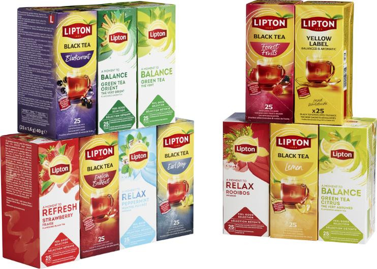 BildeTe Lipton Assortert Kartong (300 stk)