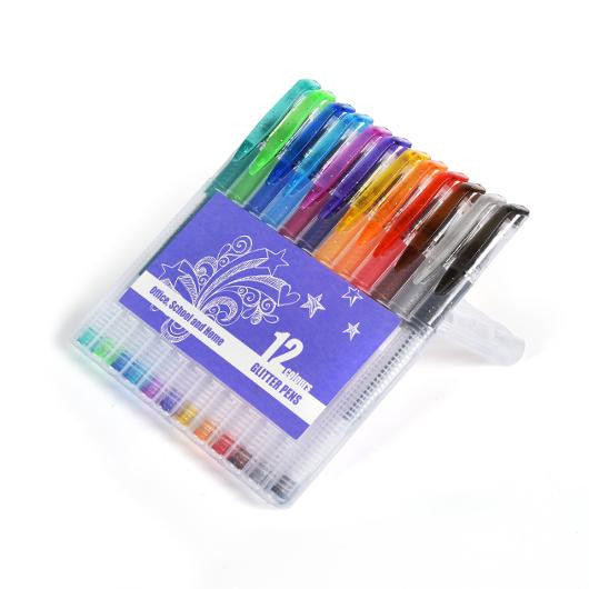 Glitterpenner (12 stk)