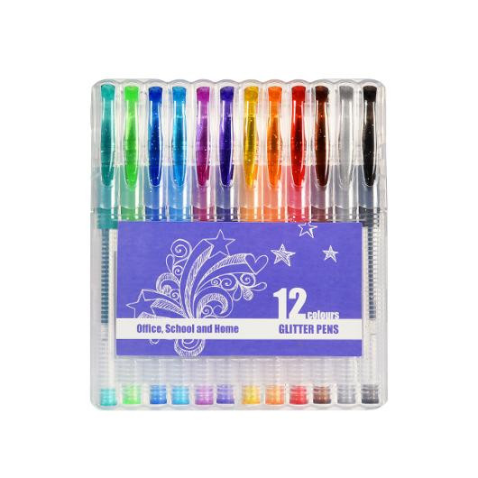 BildeGlitterpenner (12 stk)