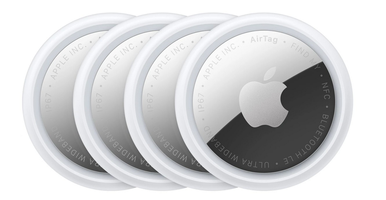 BildeAPPLE AirTag (2026) - 4 pack white