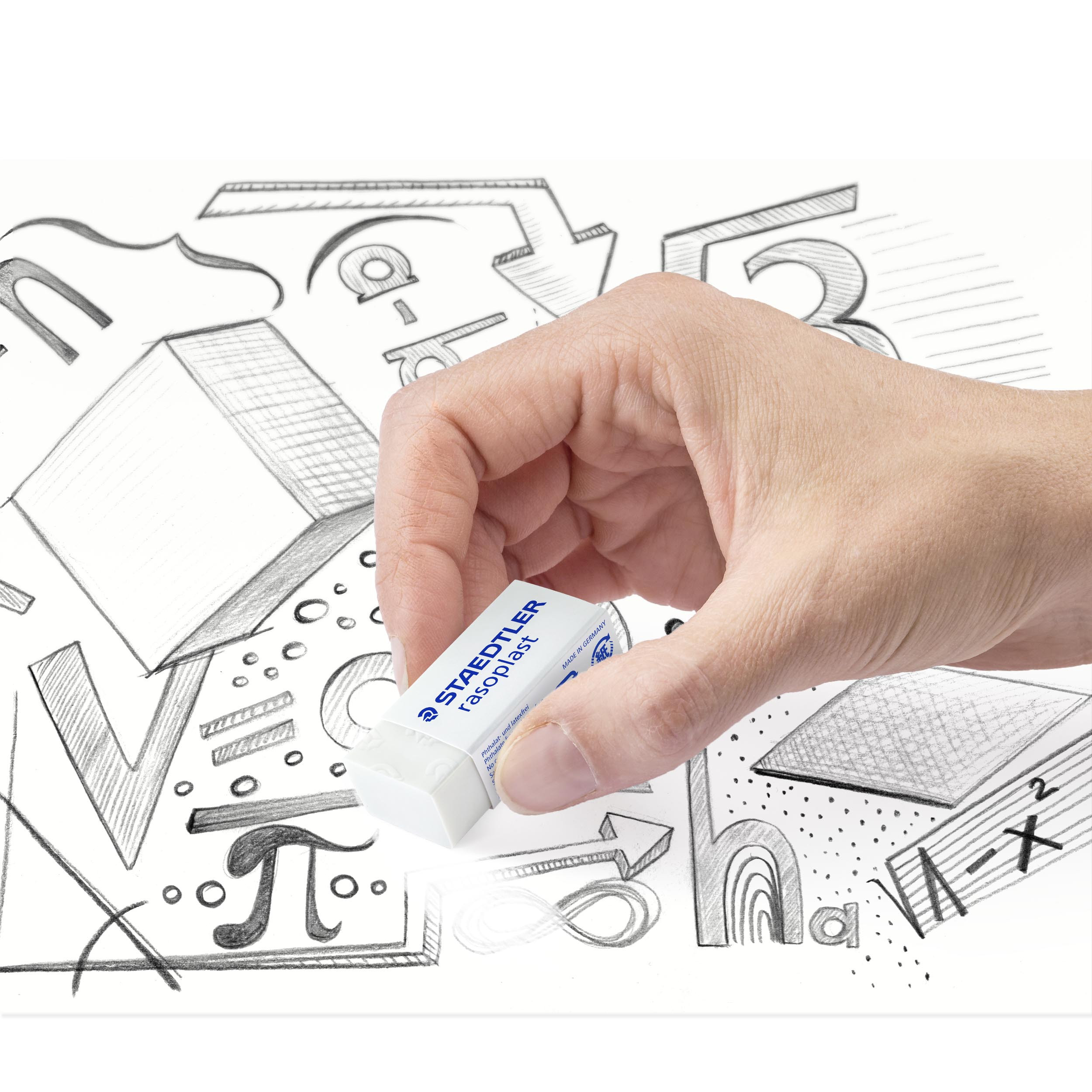 STAEDTLER Viskelr Rasoplast 43x19x13mm