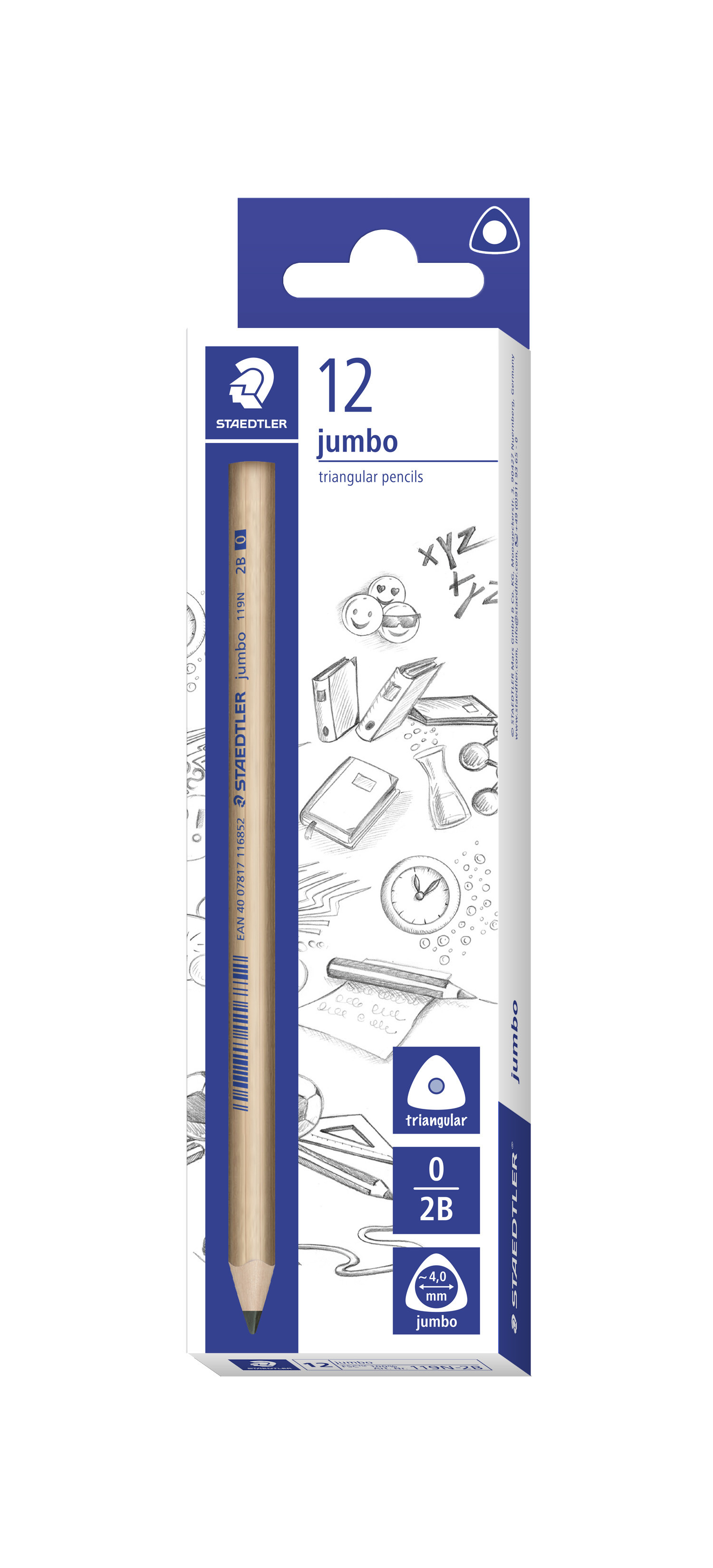 BildeBlyant Jumbo Natur 2B FSC 100%
