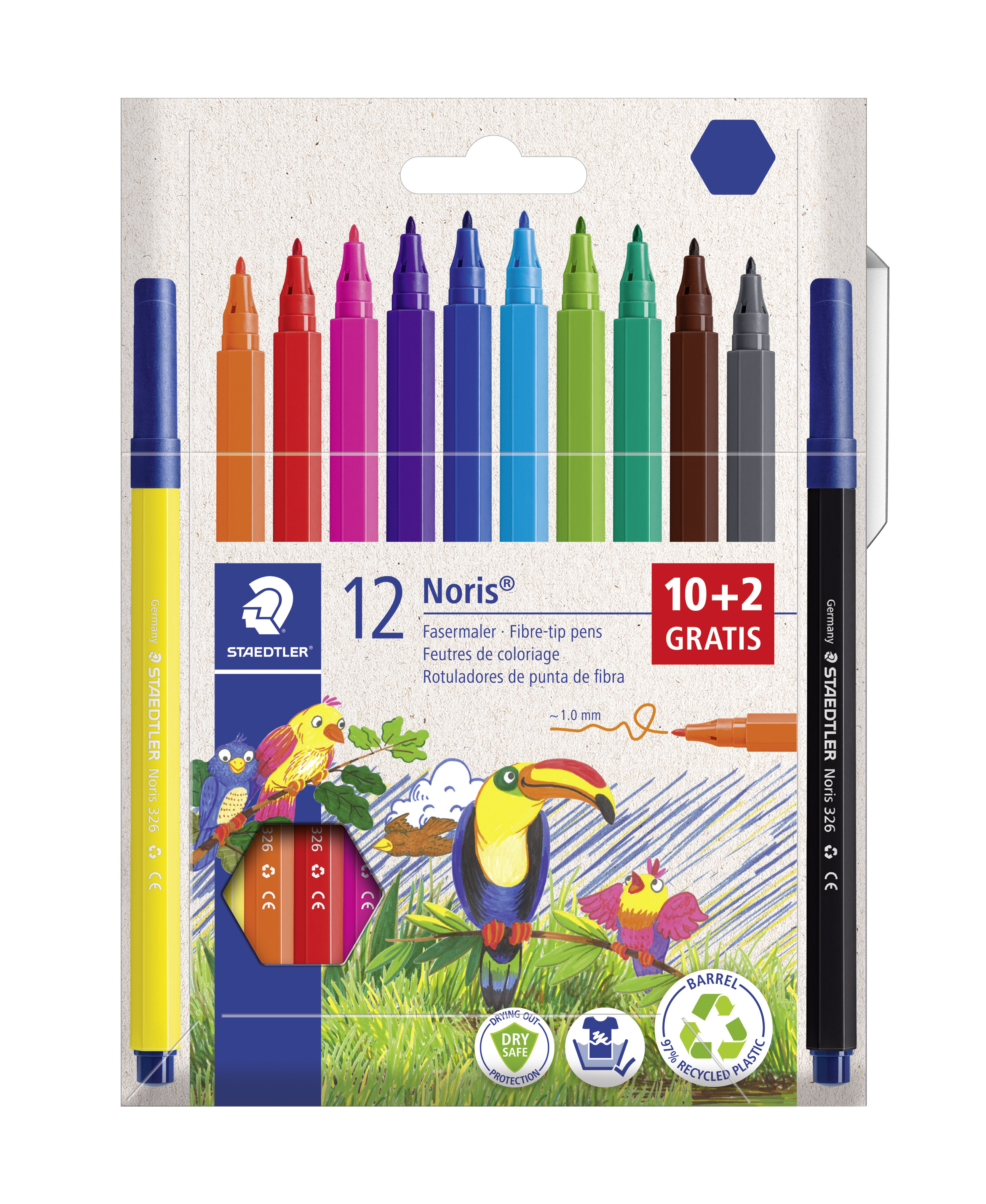 BildeSTAEDTLER Fibre-tip pens Noris wallet (12)