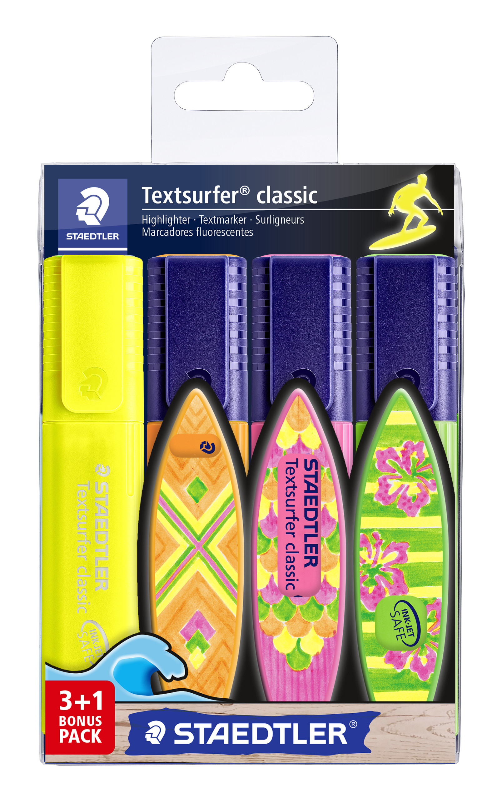 BildeSTAEDTLER Overstrykningspenn Textsurfer assortert (3+1)