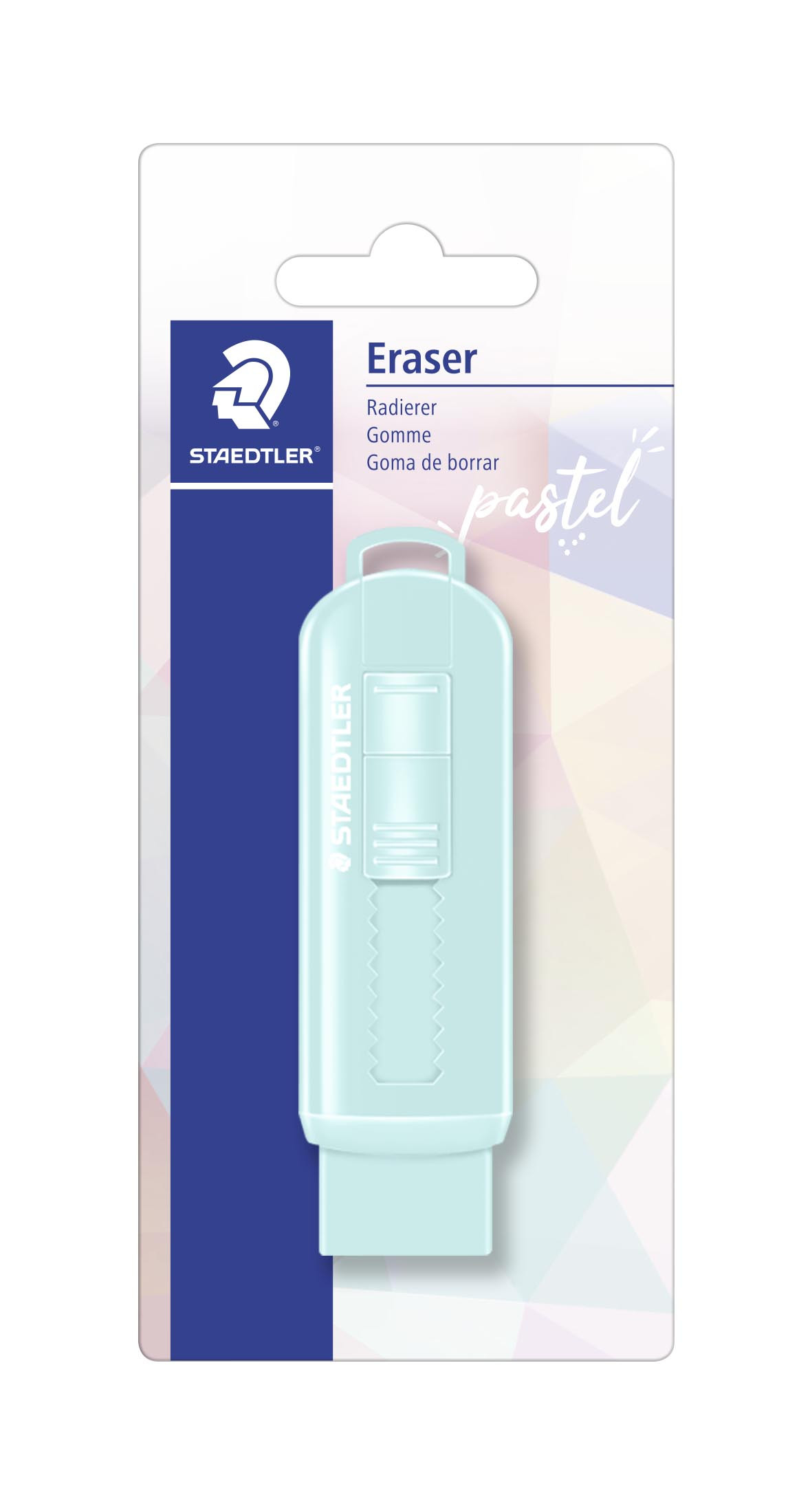 Eraser PVC-free w/sliding sleeve Pastel Line