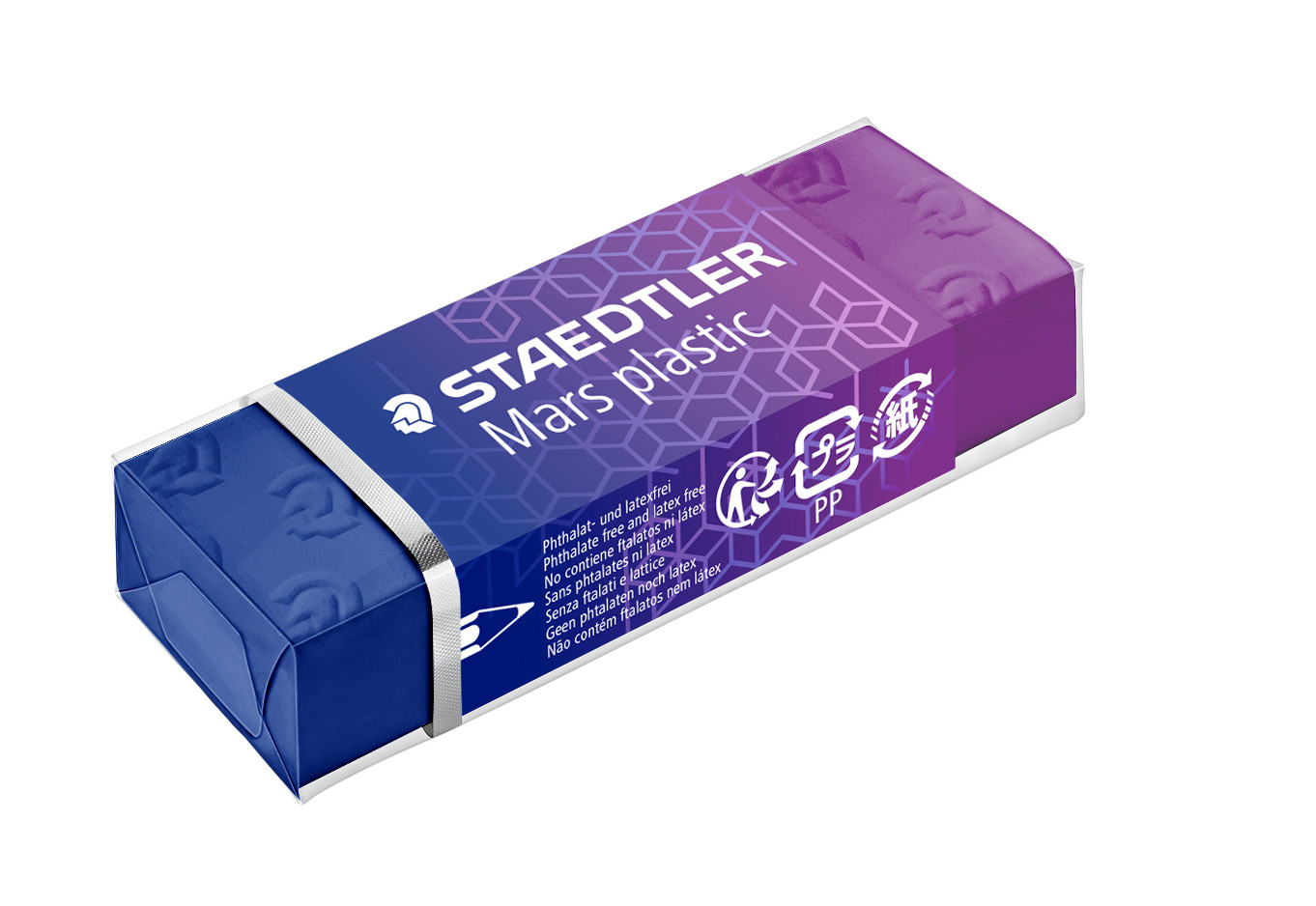STAEDTLER Viskelr Mars plastic 125 r 65x23x13mm