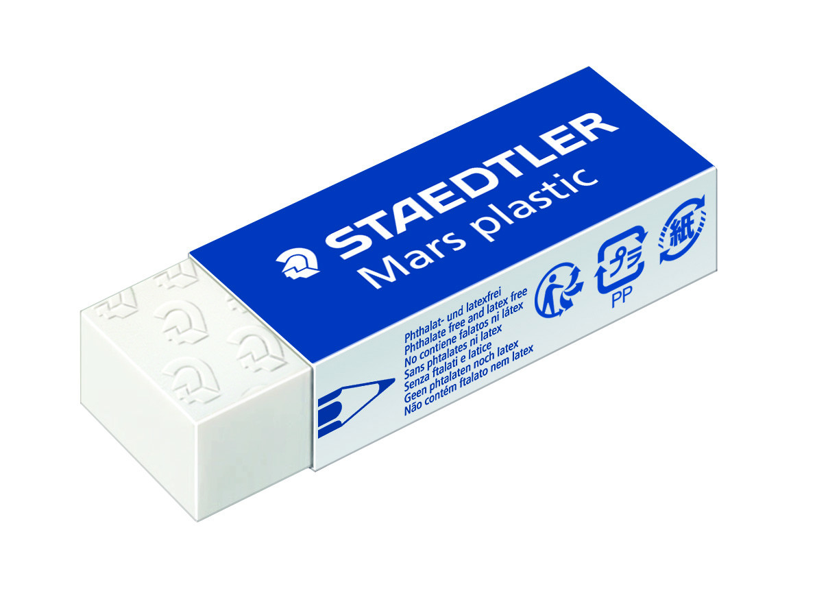 STAEDTLER Viskelr Mars plastic 125 r 65x23x13mm