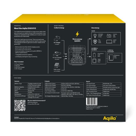 Strømstasjon Aqiila Pb S1800V2 1800W