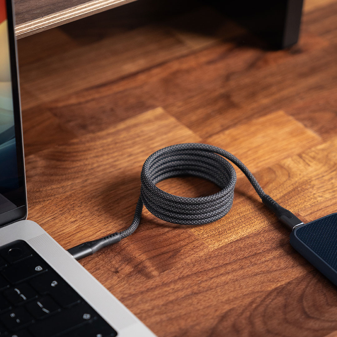 STATIK MagStack Magnetic Cable Pro USB-C to USB-C 2m Black