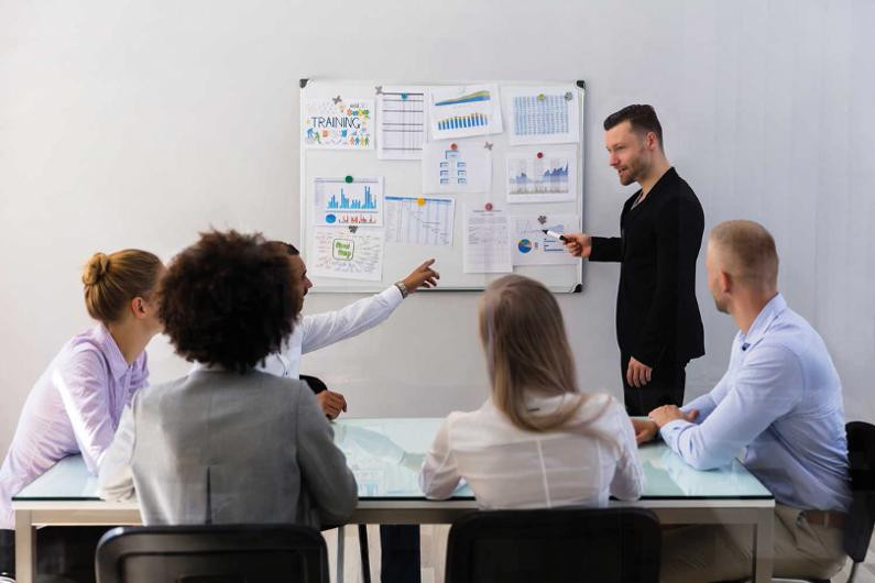 Whiteboard Bi-Office Maya W 120X240 Emal