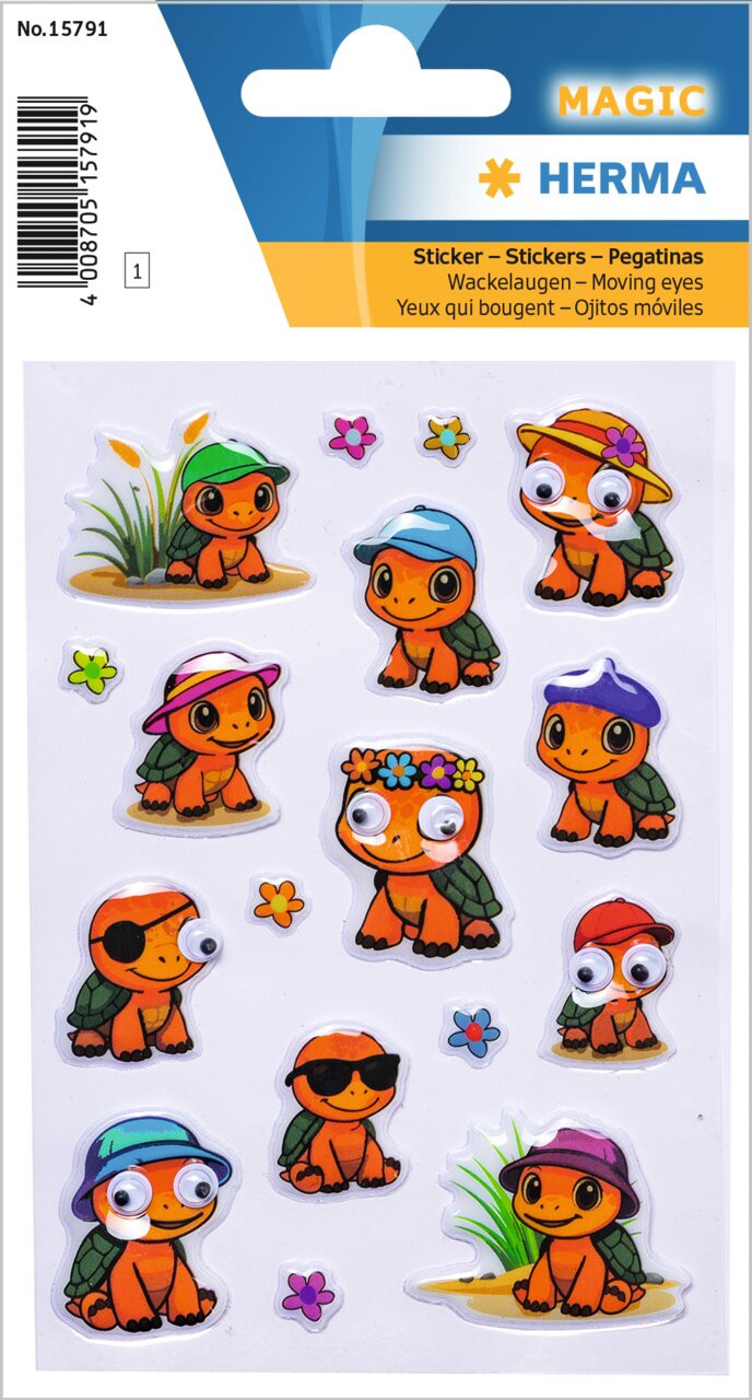 BildeHerma stickers Magic turtles (1)