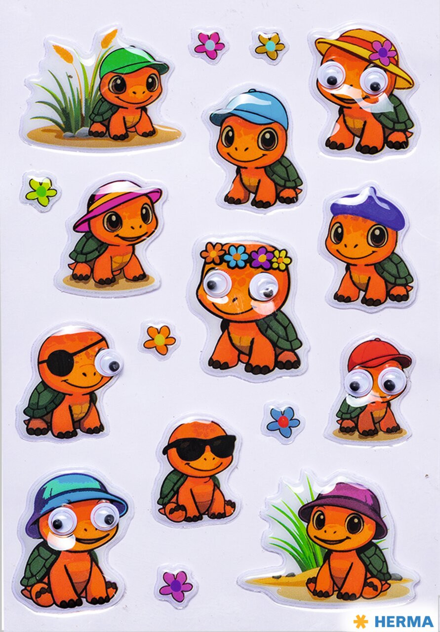 Herma stickers Magic turtles (1)
