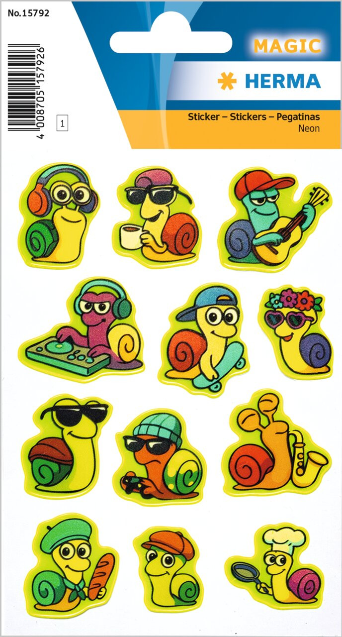 BildeHerma stickers Magic snails (1)