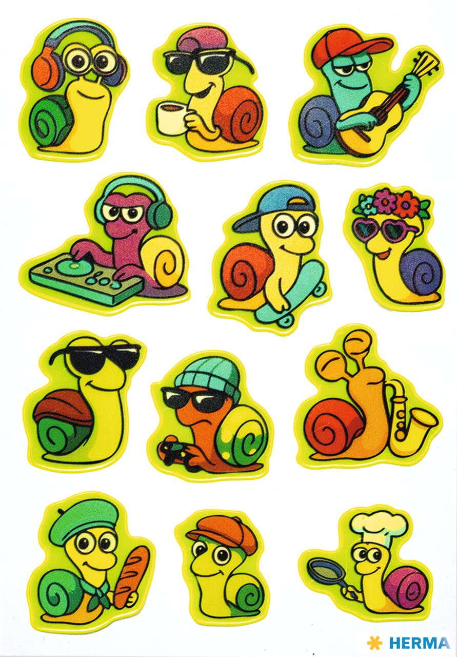 Herma stickers Magic snails (1)
