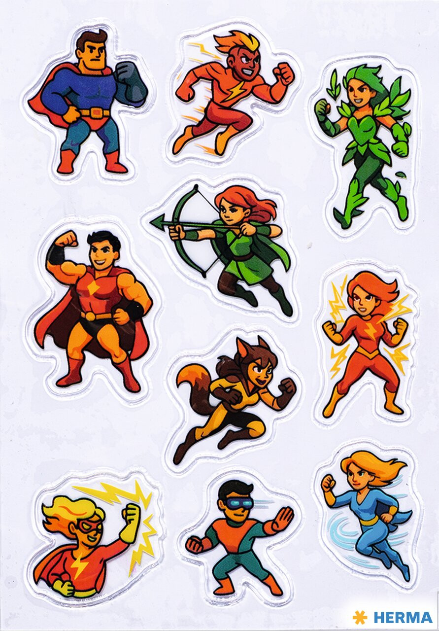 Herma stickers Magic super heroes (1)