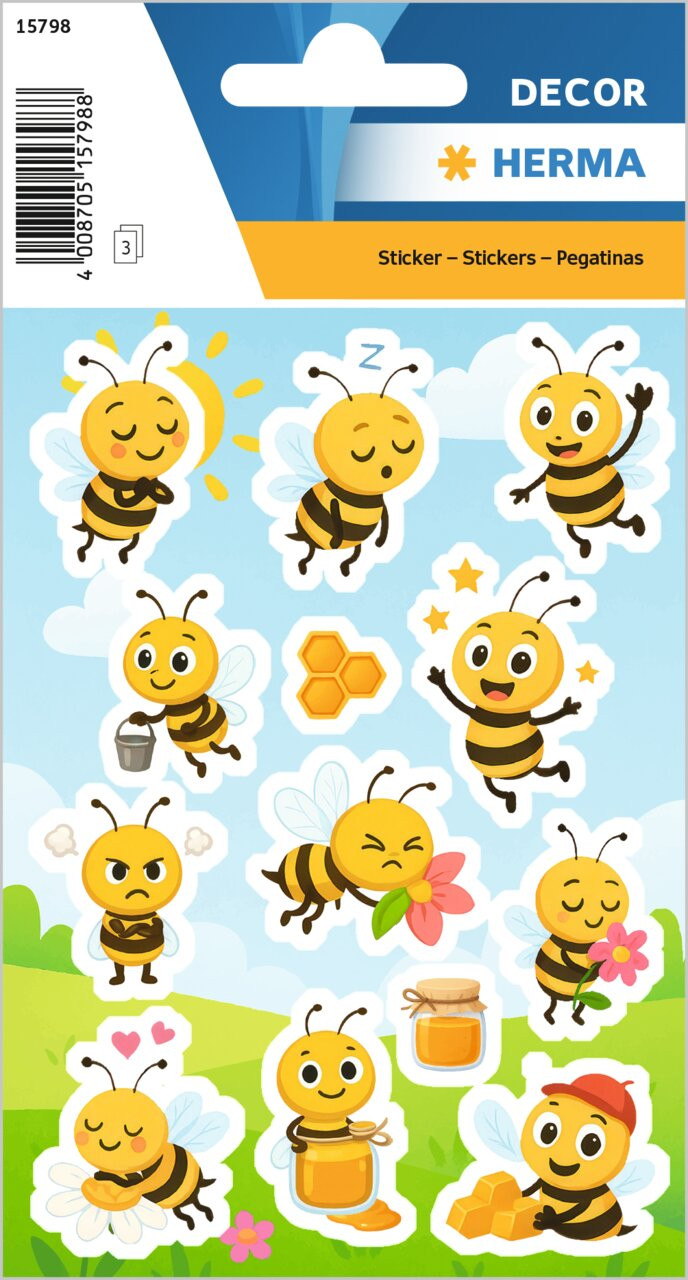 BildeHerma stickers Decor honeybees (3)