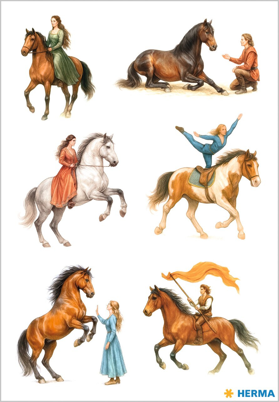 Herma stickers Decor horse show (3)
