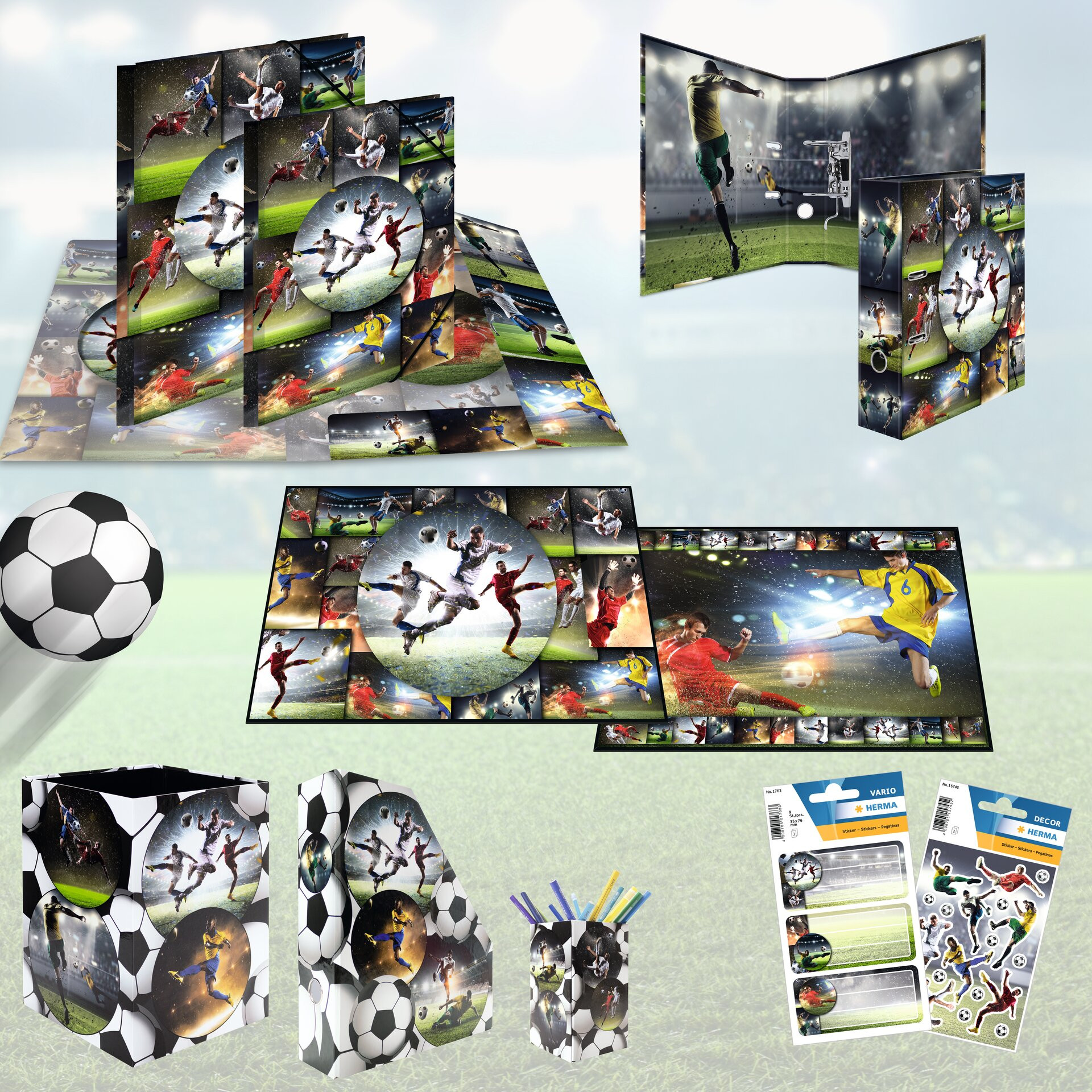 Herma stickiers Vario book label soccer (3)