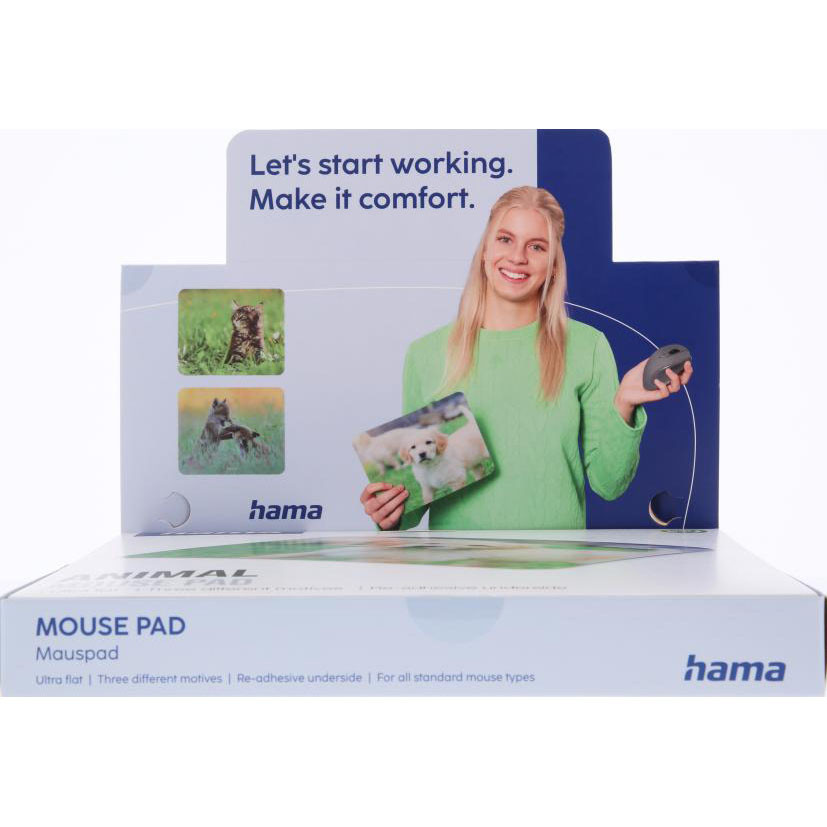 HAMA Mouse Pad Animal Display 12 pieces