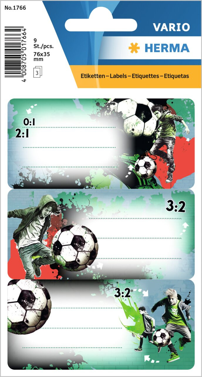 BildeHerma Skolboks etiketter Vario soccer 76x35mm (3)
