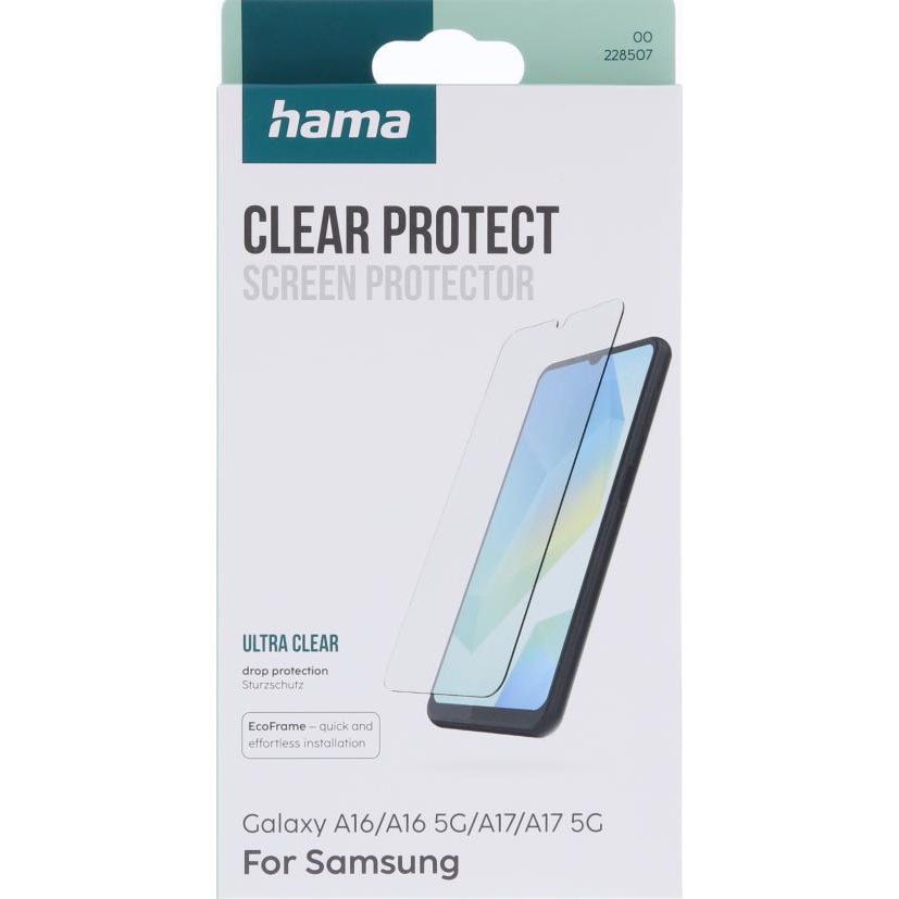 HAMA Clear Protect Screen Protector Samsung A16 4G/A16 5G/A17 4G/A17 5G