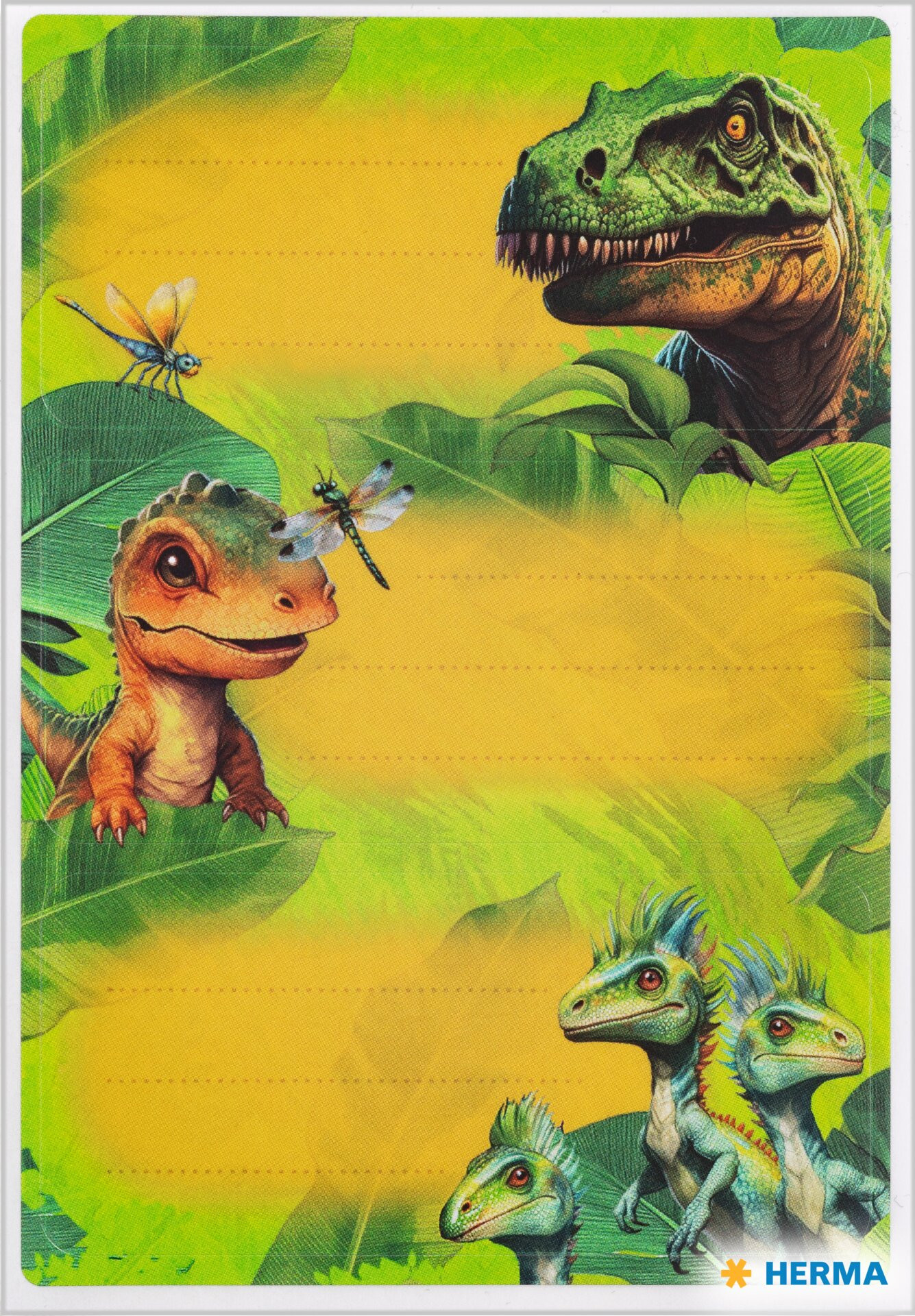 Herma stickiers Vario book label dino world (3)
