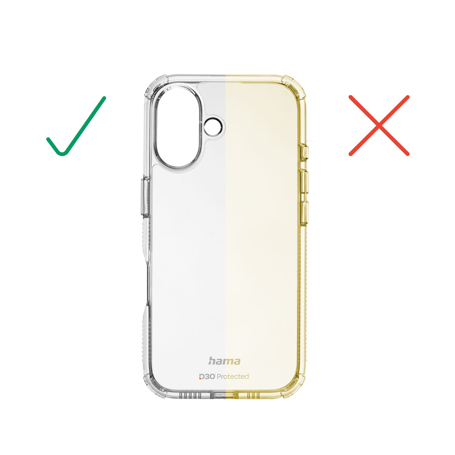 HAMA Extreme Protect iPhone 16e/17e Transparent