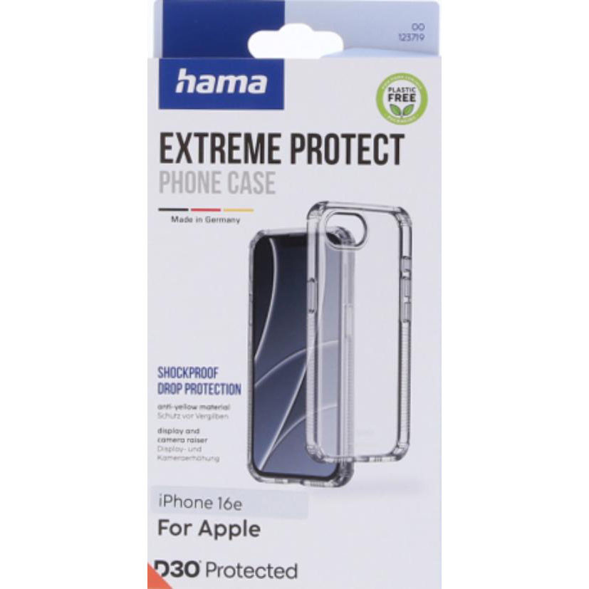 HAMA Extreme Protect iPhone 16e/17e Transparent