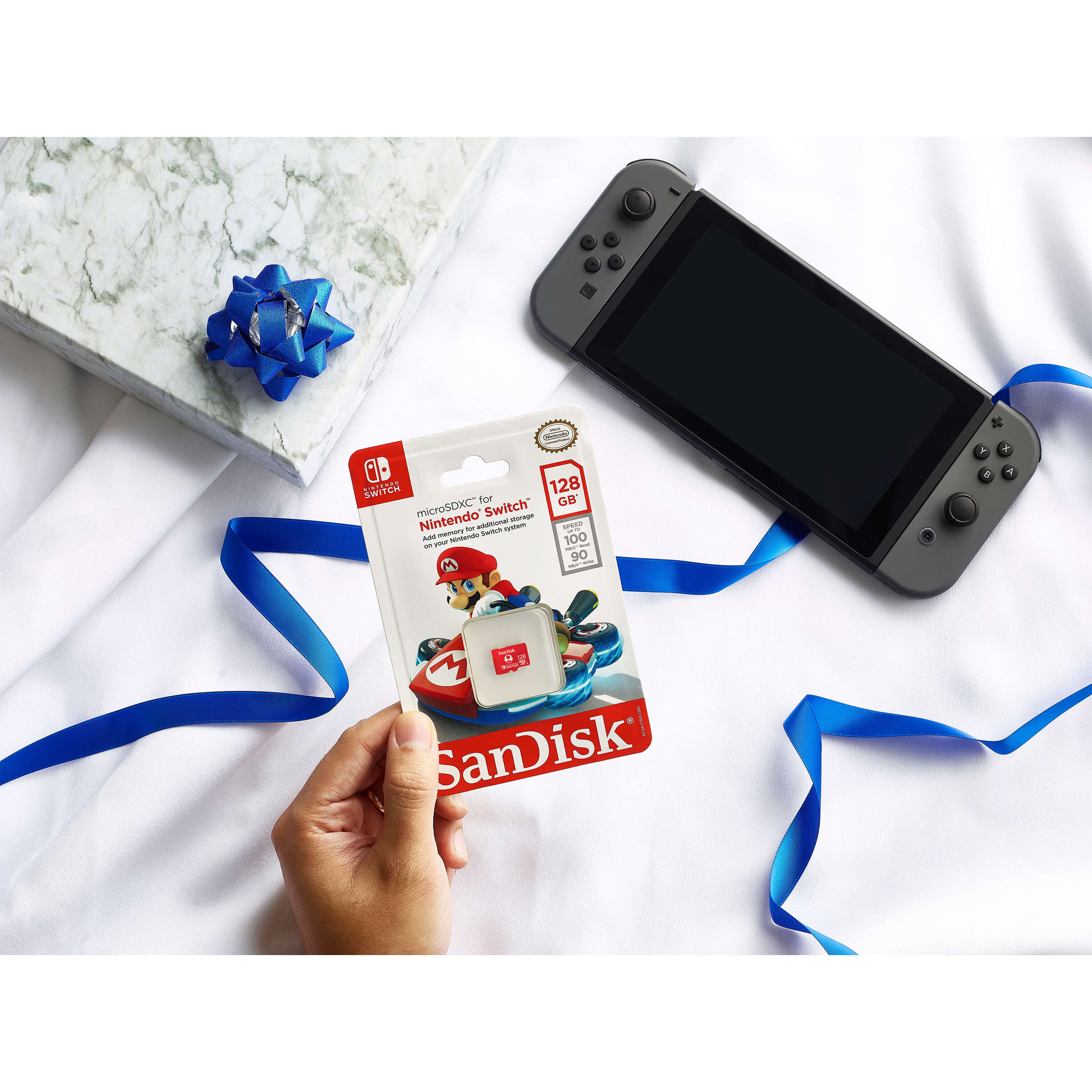SANDISK MicroSDXC Nintendo Switch 128GB UHS-I,100/90