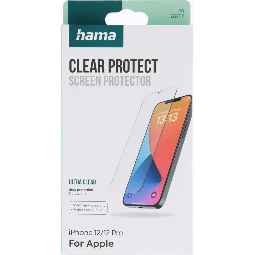 HAMA Clear Protect Screen Protector iPhone 12/12 Pro