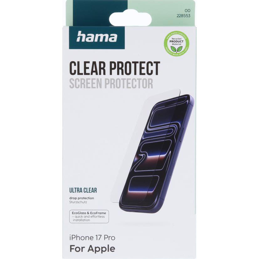 HAMA Clear Protect Screen Protector iPhone 17 Pro