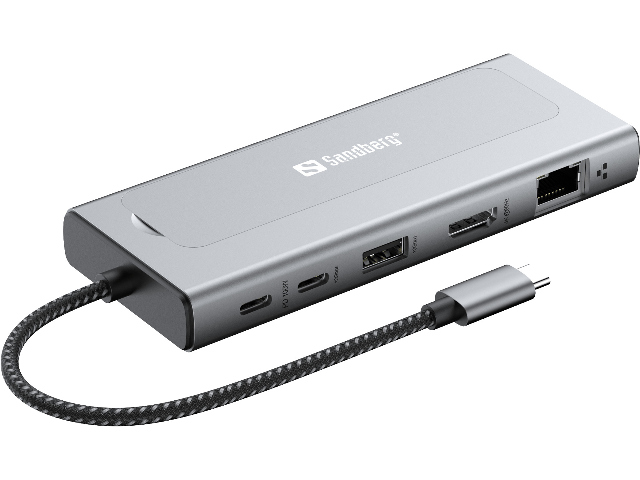 Sandberg USB-C 6in1 Travel Dock SSD Case