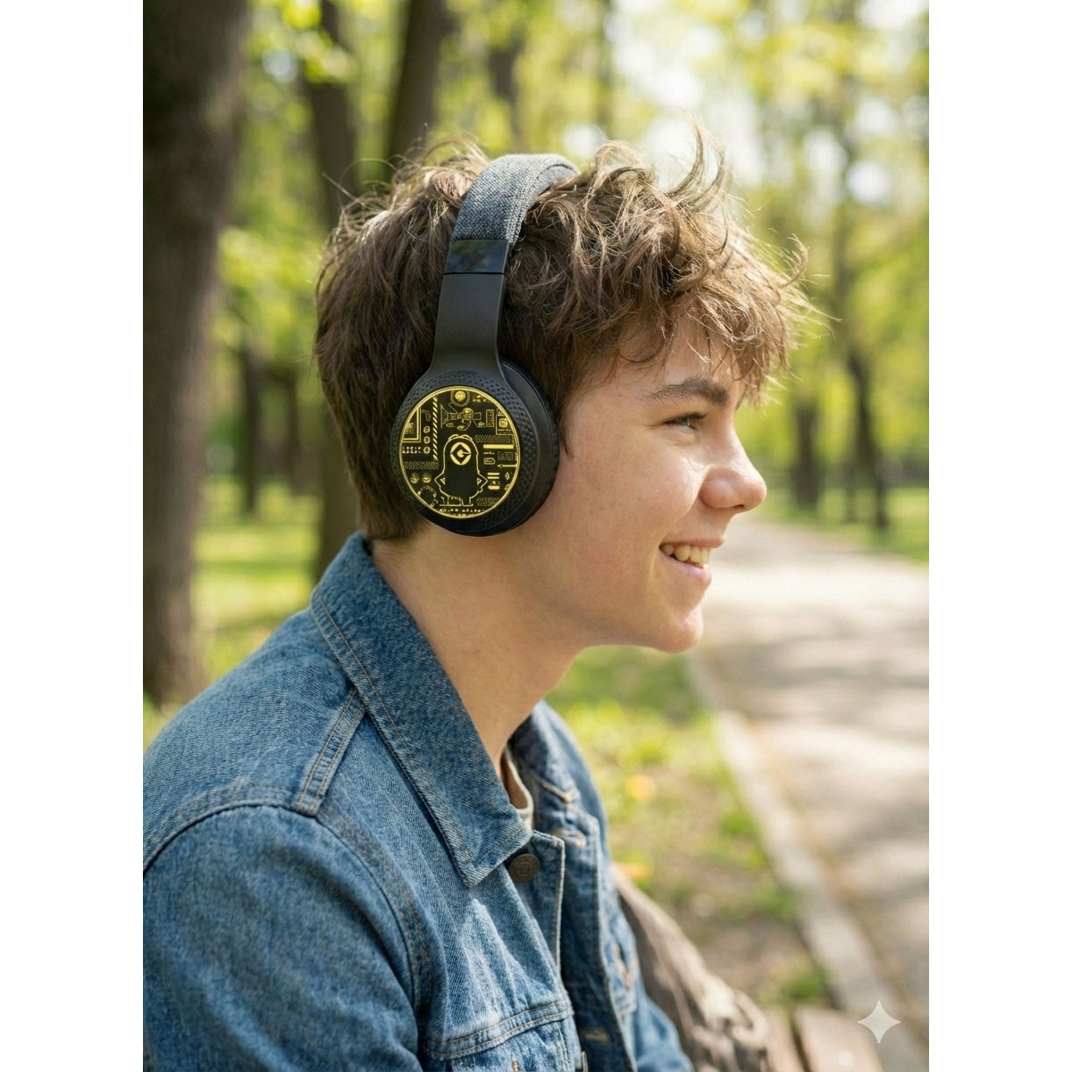 Minions Headphone Wireless LED On-Ear