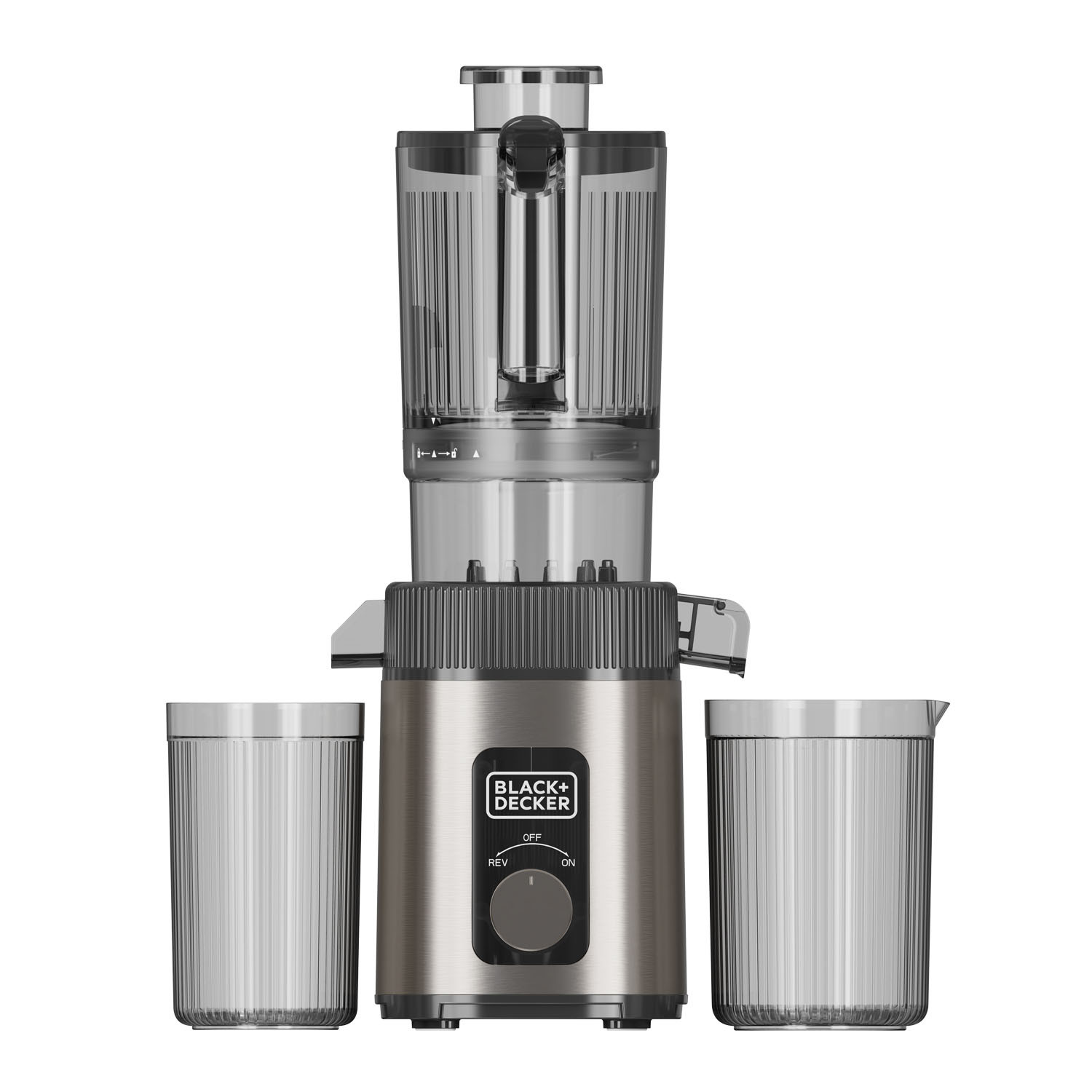 BildeBLACK+DECKER Slow Juicer 1400W Stainless Steel