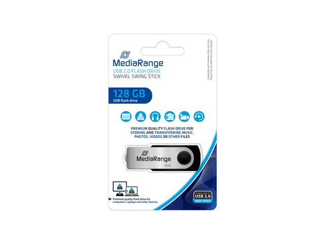 Minne Mediarange Usb 2.0 128Gb