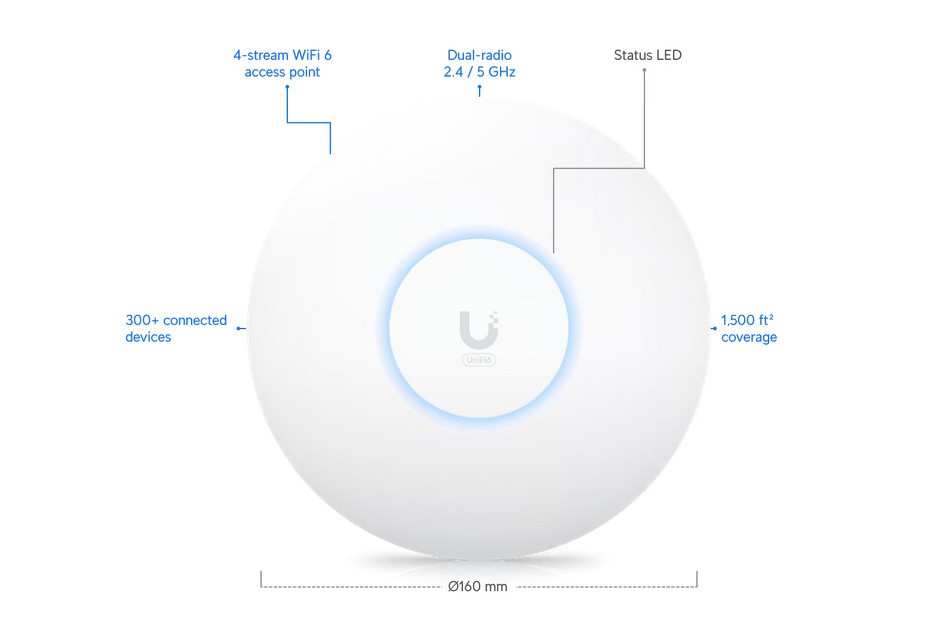 BildeUbiquiti UniFi 6+ Access Point
