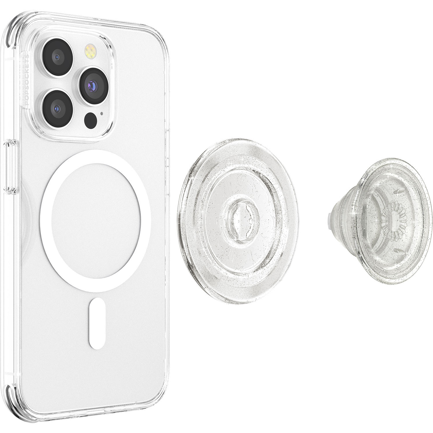 POPSOCKETS PopGrip for Magsafe Clear Glitter