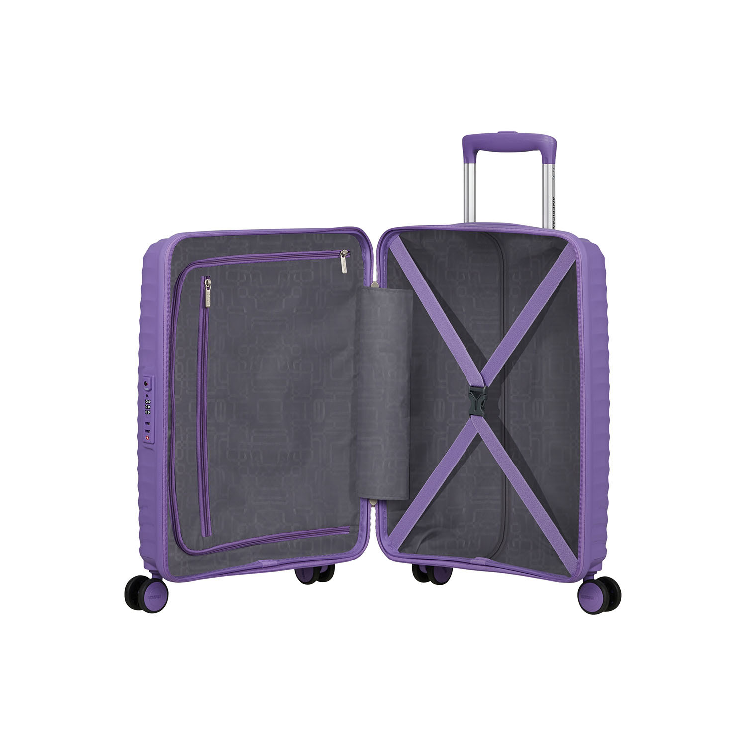 AMERICAN TOURISTER Diablast Spinner 55/20 Purple Pulse