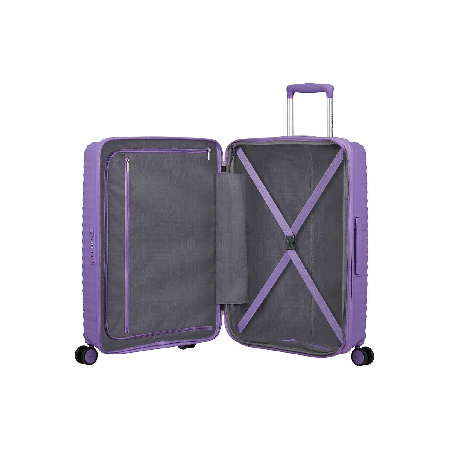 AMERICAN TOURISTER Diablast Spinner 68/25 Purple Pulse